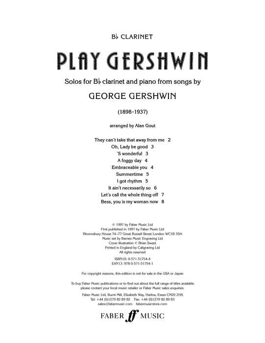 Play Gershwin (Clarinet) 蓋希文 豎笛 | 小雅音樂 Hsiaoya Music