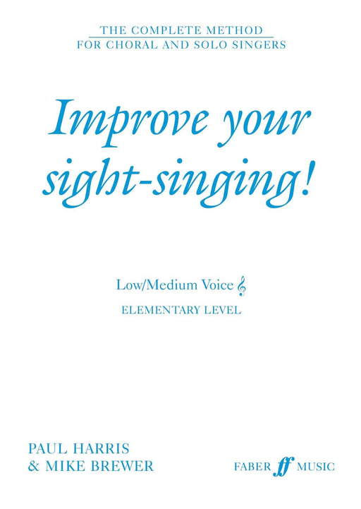 Improve Your Sight-Singing! Elementary Low/Medium Voice Treble Clef | 小雅音樂 Hsiaoya Music