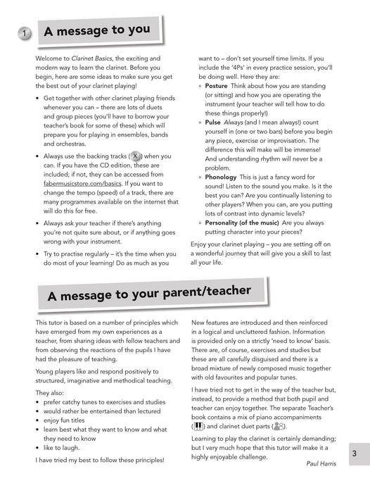 Clarinet Basics Pupil's book 豎笛 | 小雅音樂 Hsiaoya Music