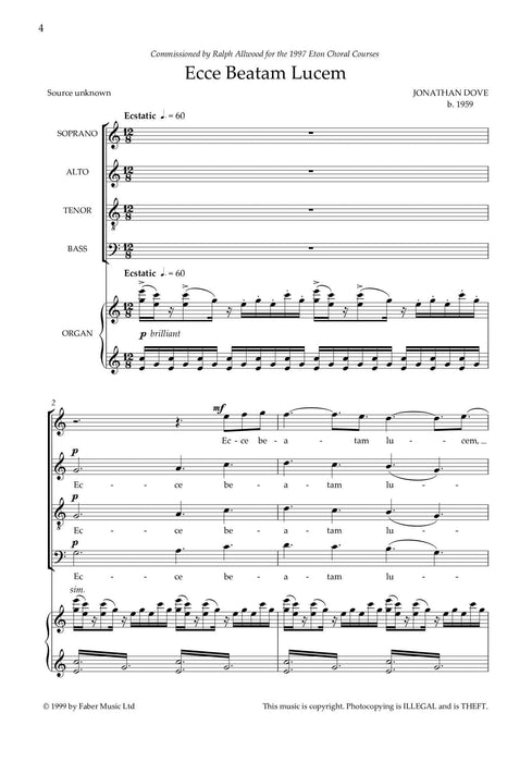 Ecce Beatam Lucem | 小雅音樂 Hsiaoya Music