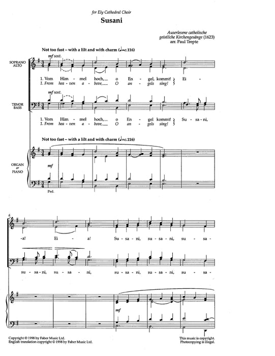 Three German Carols 耶誕頌歌 | 小雅音樂 Hsiaoya Music