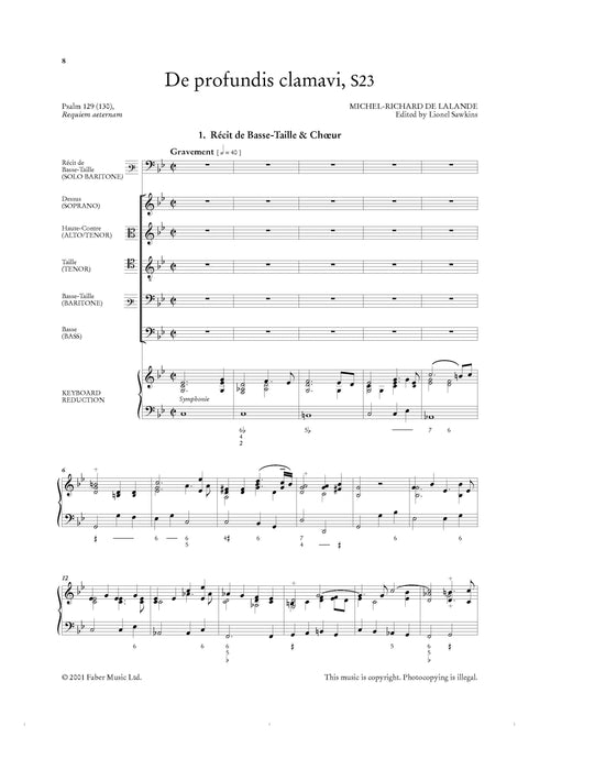De Profundis Clamavi (Vocal Score) 聲樂總譜 | 小雅音樂 Hsiaoya Music