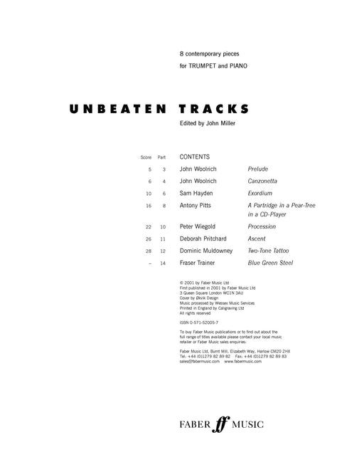 Unbeaten Tracks (Trumpet) 小號 | 小雅音樂 Hsiaoya Music