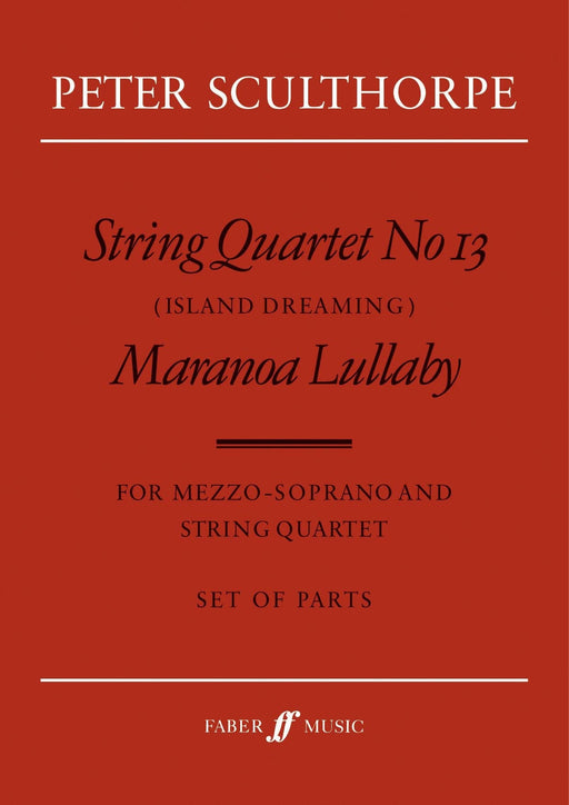 String Quartet No. 13/Maranoa 弦樂四重奏 | 小雅音樂 Hsiaoya Music