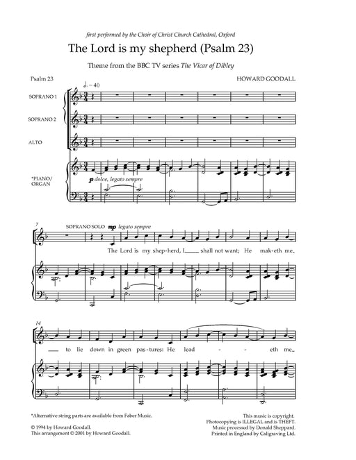 The Lord Is My Shepherd (Psalm 23) 詩篇 | 小雅音樂 Hsiaoya Music