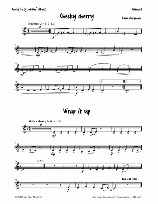 Really Easy Jazzin' About (Trumpet) Fun Pieces for Trumpet 小號 小品 | 小雅音樂 Hsiaoya Music