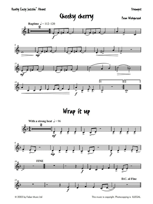 Really Easy Jazzin' About (Trumpet) Fun Pieces for Trumpet 小號 小品 | 小雅音樂 Hsiaoya Music