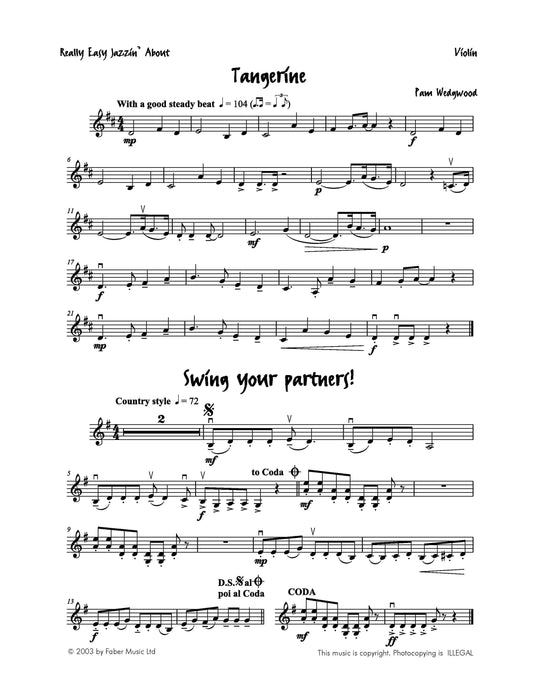 Really Easy Jazzin' About (Violin) Fun Pieces for Violin 小提琴 小品 | 小雅音樂 Hsiaoya Music