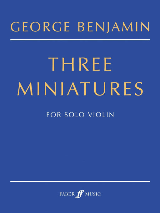 Three Miniatures for Solo Violin 獨奏 小提琴 | 小雅音樂 Hsiaoya Music