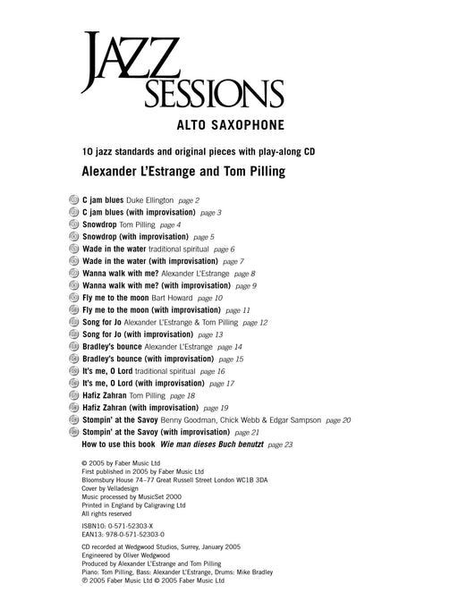 Jazz Sessions Alto Saxophone 爵士音樂 中音薩氏管 | 小雅音樂 Hsiaoya Music