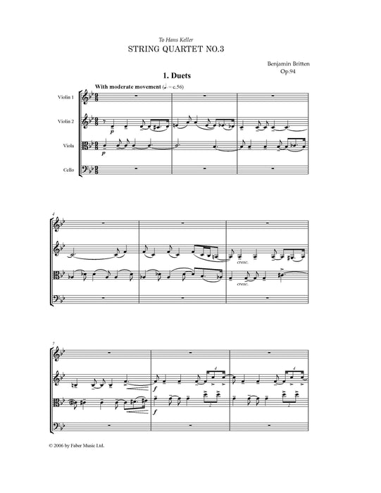 String Quartet No.3 布瑞頓 弦樂四重奏 | 小雅音樂 Hsiaoya Music
