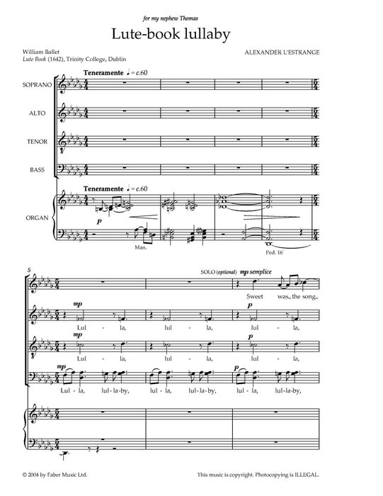 Lute-Book Lullaby 魯特琴 搖籃曲 | 小雅音樂 Hsiaoya Music