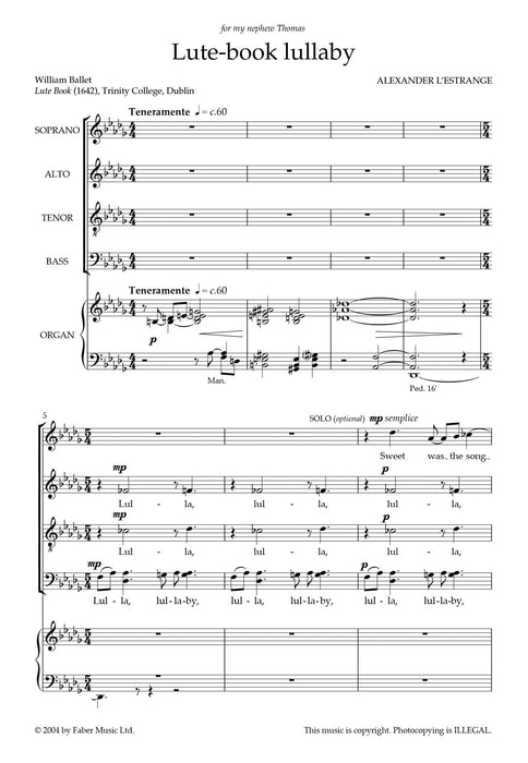 Lute-Book Lullaby 魯特琴 搖籃曲 | 小雅音樂 Hsiaoya Music