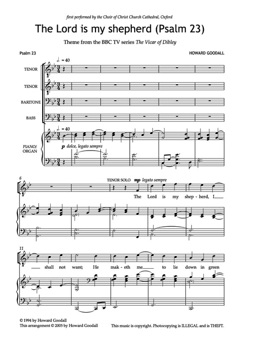 The Lord Is My Shepherd (Psalm 23) 詩篇 | 小雅音樂 Hsiaoya Music