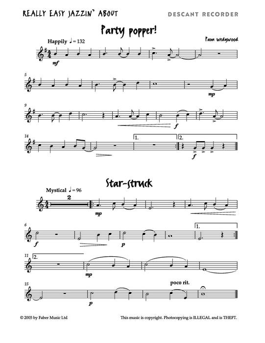 Really Easy Jazzin' About (Recorder) Fun Pieces for Recorder 小品 | 小雅音樂 Hsiaoya Music