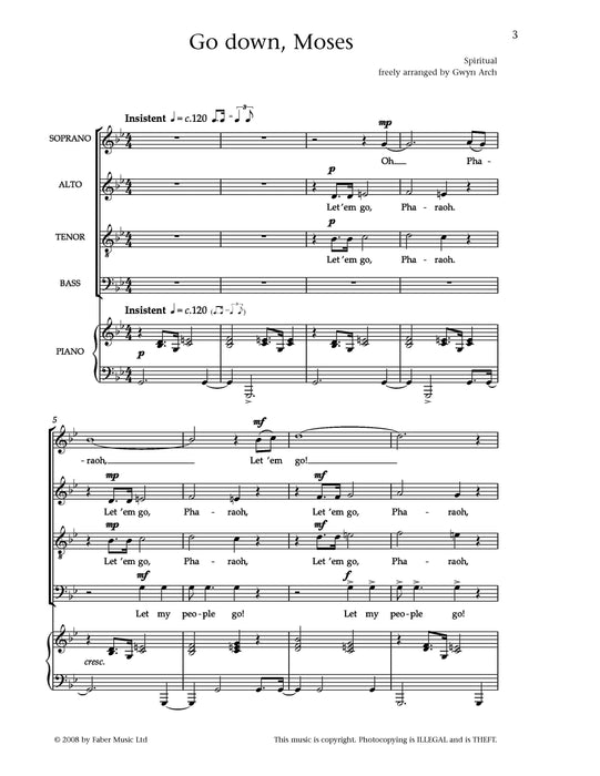 Go Down, Moses Three Spirituals | 小雅音樂 Hsiaoya Music