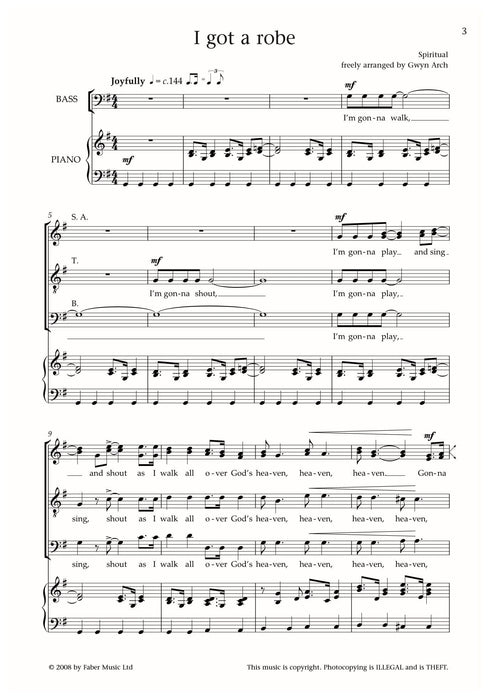 I Got A Robe Three Spirituals | 小雅音樂 Hsiaoya Music