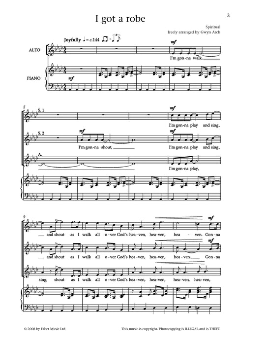 I Got A Robe Three Spirituals | 小雅音樂 Hsiaoya Music