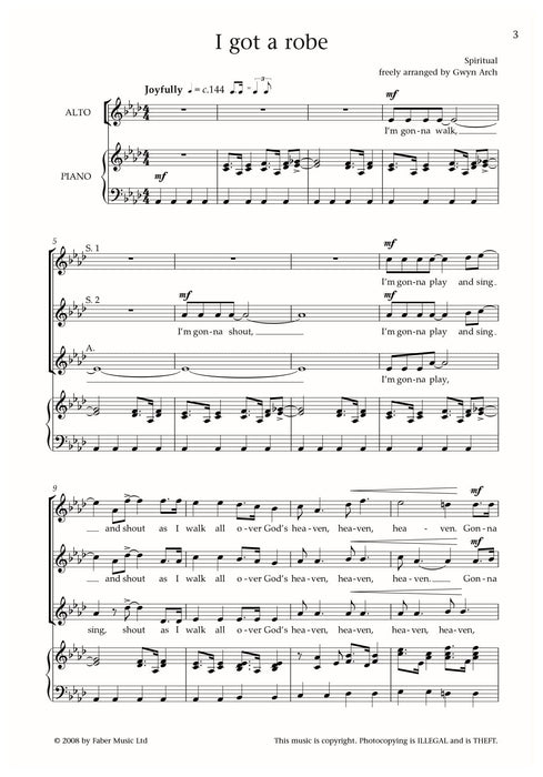 I Got A Robe Three Spirituals | 小雅音樂 Hsiaoya Music