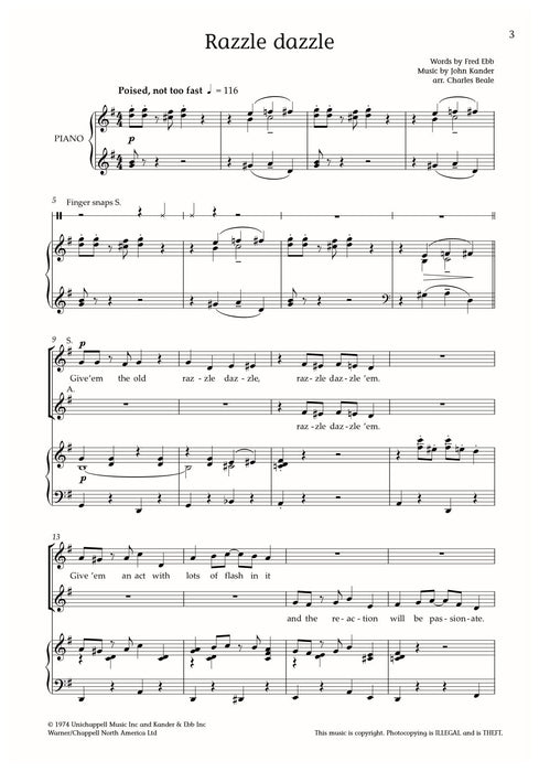 Razzle Dazzle: 3 Hits From Chicago | 小雅音樂 Hsiaoya Music