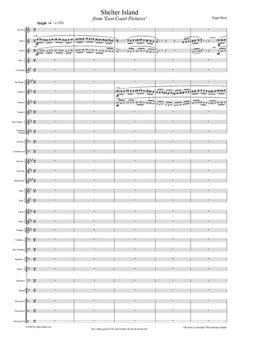 Shelter Island Wind Band Transposed Score. 管樂隊總譜 | 小雅音樂 Hsiaoya Music