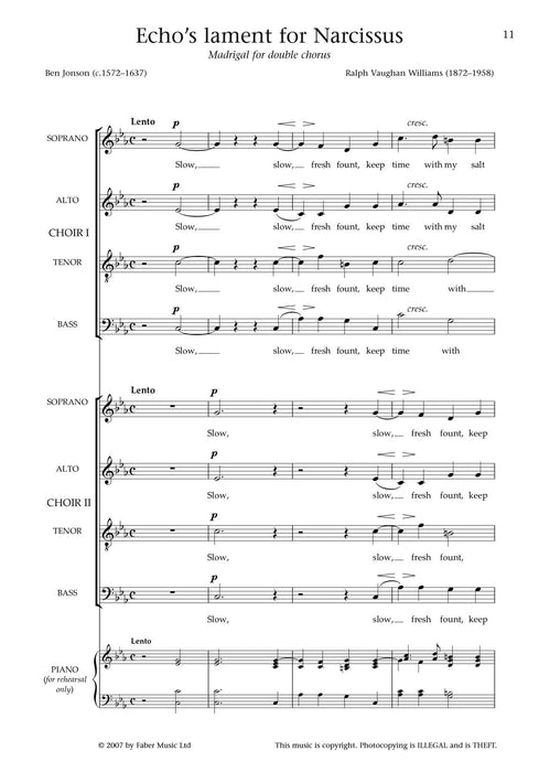 Two Partsongs 沃恩威廉斯 | 小雅音樂 Hsiaoya Music