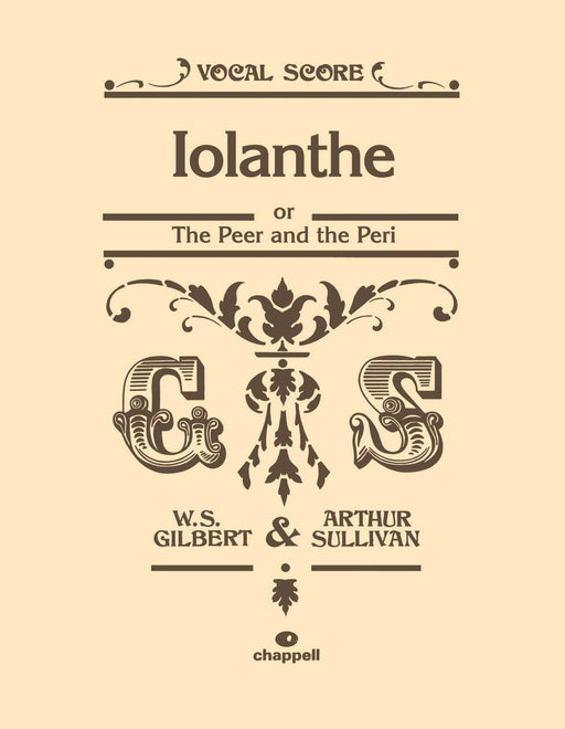 Iolanthe (Vocal Score) 聲樂總譜 | 小雅音樂 Hsiaoya Music