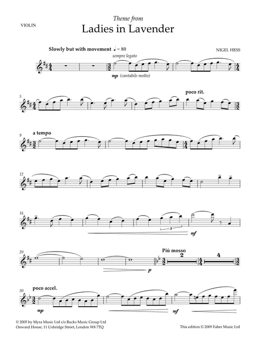 Theme from Ladies in Lavender 主題 | 小雅音樂 Hsiaoya Music