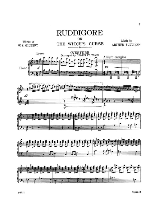 Ruddigore (Vocal Score) 聲樂總譜 | 小雅音樂 Hsiaoya Music