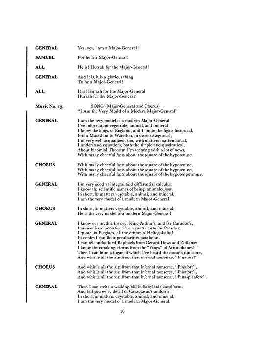 The Pirates of Penzance (Libretto) 彭贊斯的海盜或奴隸的責任 | 小雅音樂 Hsiaoya Music