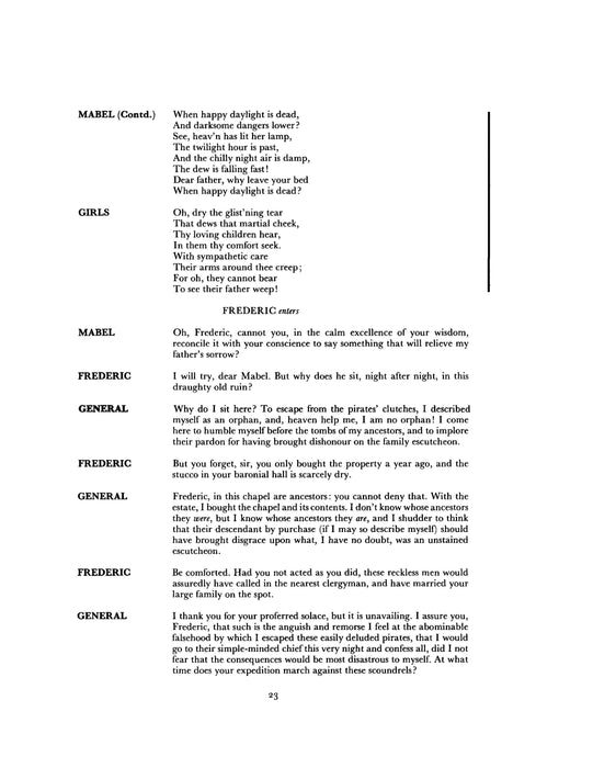 The Pirates of Penzance (Libretto) 彭贊斯的海盜或奴隸的責任 | 小雅音樂 Hsiaoya Music