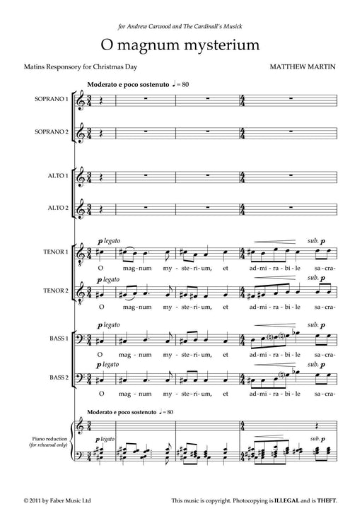 O Magnum Mysterium 啊偉大的神跡 | 小雅音樂 Hsiaoya Music