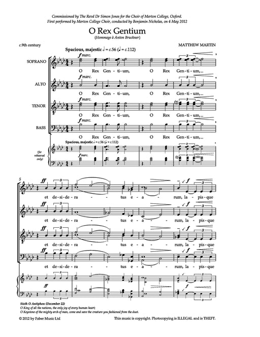 O Rex Gentium | 小雅音樂 Hsiaoya Music