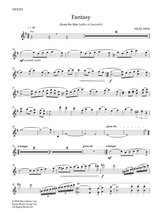 Fantasy from Ladies in Lavender 幻想曲 | 小雅音樂 Hsiaoya Music