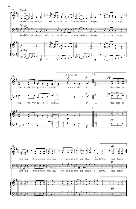 Freedom is Coming/Hamba Vangeli | 小雅音樂 Hsiaoya Music