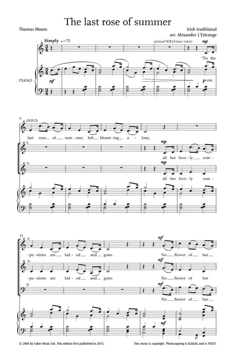 The Last Rose of Summer | 小雅音樂 Hsiaoya Music