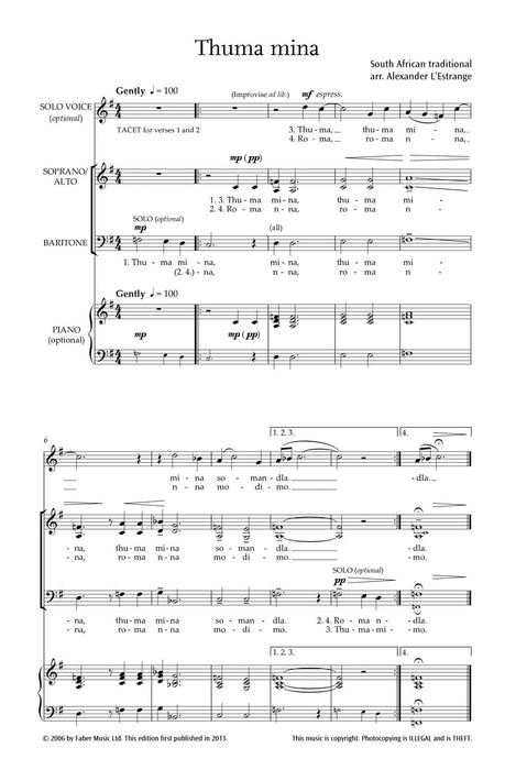 Thuma Mina | 小雅音樂 Hsiaoya Music