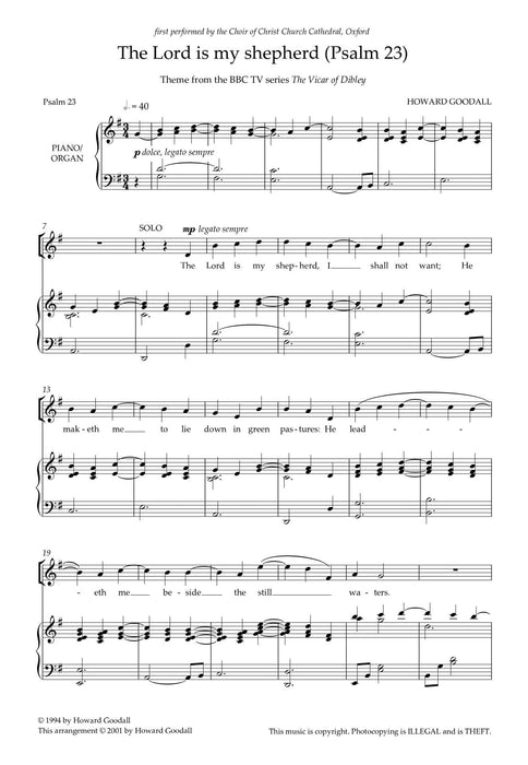 The Lord Is My Shepherd (Psalm 23) 詩篇 | 小雅音樂 Hsiaoya Music