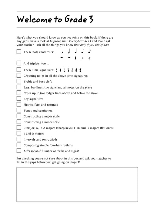 Improve your theory! Grade 3 | 小雅音樂 Hsiaoya Music