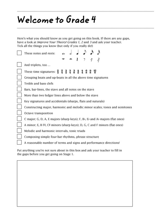 Improve your theory! Grade 4 | 小雅音樂 Hsiaoya Music