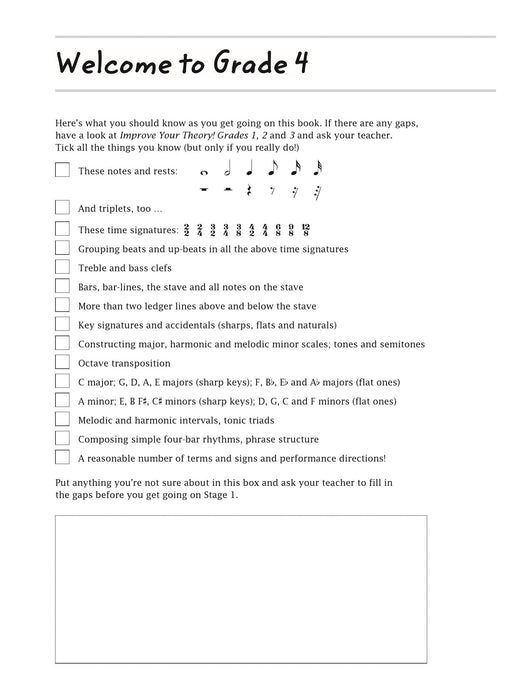 Improve your theory! Grade 4 | 小雅音樂 Hsiaoya Music