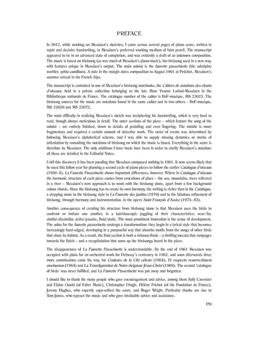 La Fauvette Passerinette 梅湘 | 小雅音樂 Hsiaoya Music