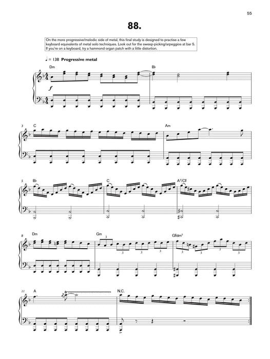 Rock & Pop Studies: Piano 88 Progressive Studies and Exercises 鋼琴 練習曲 | 小雅音樂 Hsiaoya Music