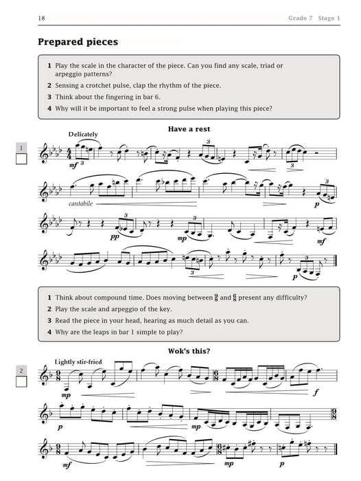 Improve your sight-reading! Clarinet Grades 6-8 豎笛 | 小雅音樂 Hsiaoya Music