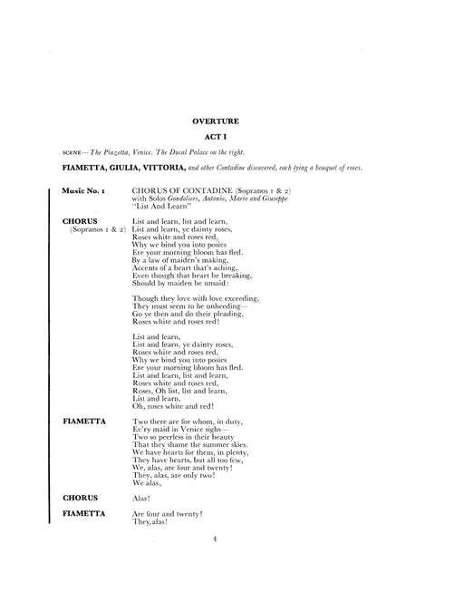 The Gondoliers (Libretto) | 小雅音樂 Hsiaoya Music