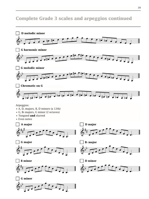 Improve your scales! Clarinet Grades 1-3 豎笛 | 小雅音樂 Hsiaoya Music