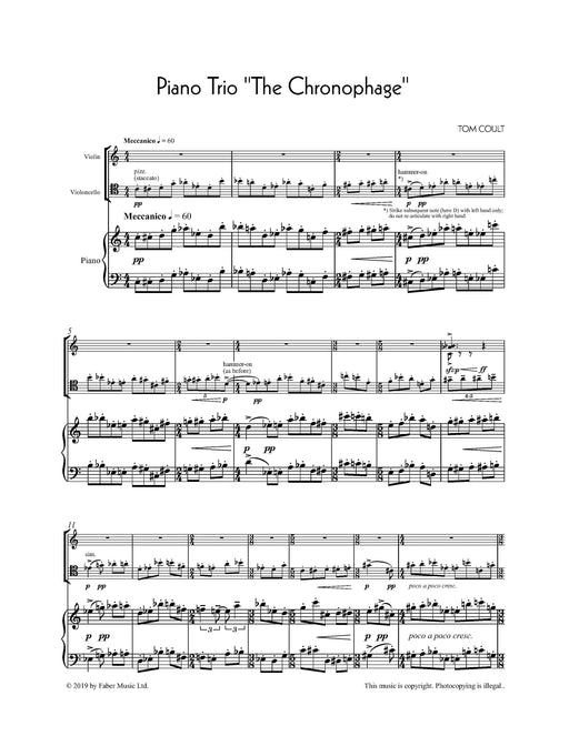 Piano Trio "The Chronophage" 鋼琴 三重奏 | 小雅音樂 Hsiaoya Music