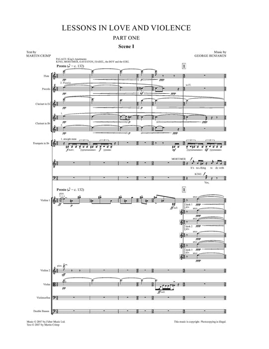 Lessons in Love and Violence Opera in Two Parts 歌劇 | 小雅音樂 Hsiaoya Music