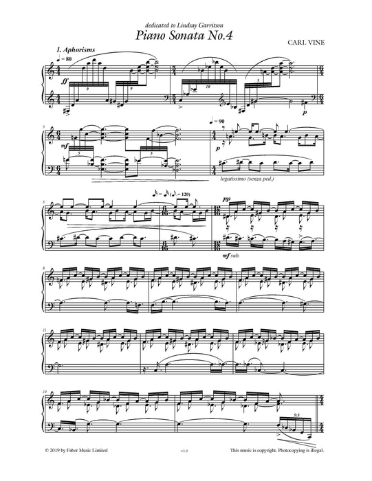 Piano Sonata No.4 鋼琴 奏鳴曲 | 小雅音樂 Hsiaoya Music