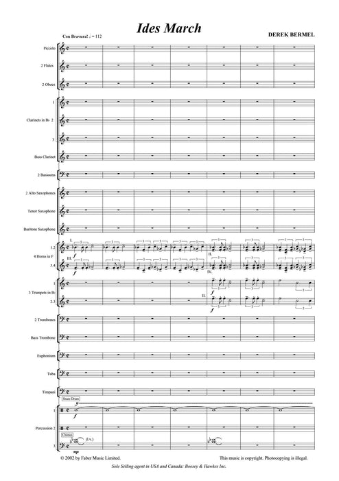 Ides March (Score) 進行曲 總譜 | 小雅音樂 Hsiaoya Music